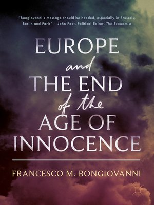 cover image of Europe and the End of the Age of Innocence